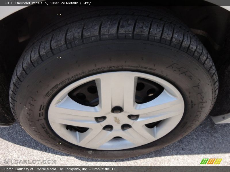 Silver Ice Metallic / Gray 2010 Chevrolet Impala LS
