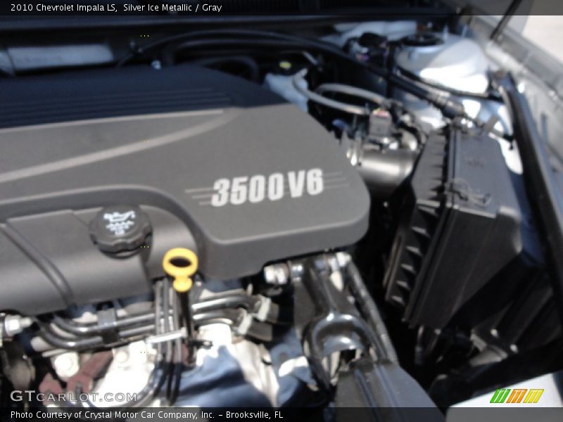 Silver Ice Metallic / Gray 2010 Chevrolet Impala LS