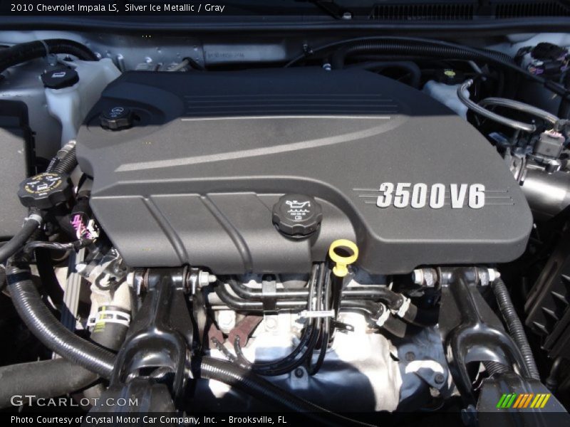 Silver Ice Metallic / Gray 2010 Chevrolet Impala LS