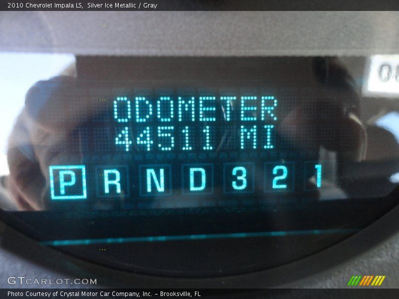 Silver Ice Metallic / Gray 2010 Chevrolet Impala LS