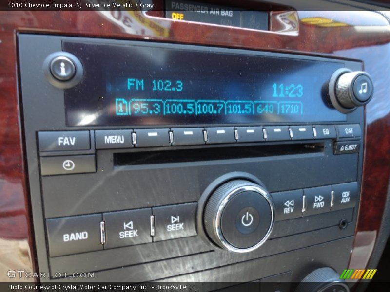 Silver Ice Metallic / Gray 2010 Chevrolet Impala LS