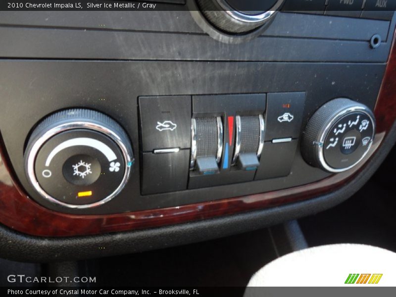 Silver Ice Metallic / Gray 2010 Chevrolet Impala LS