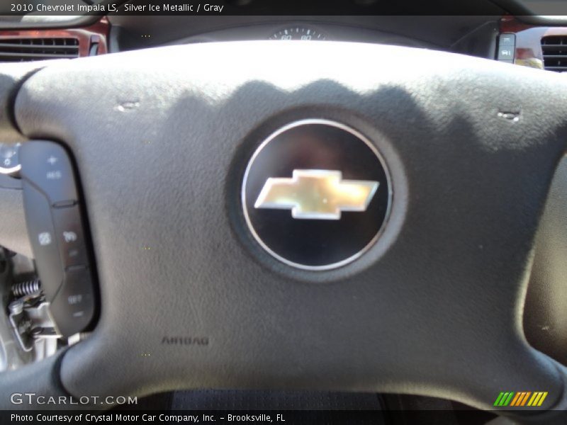 Silver Ice Metallic / Gray 2010 Chevrolet Impala LS