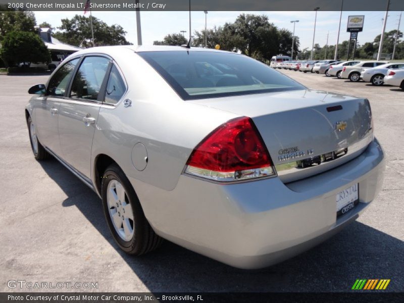 Silverstone Metallic / Gray 2008 Chevrolet Impala LT