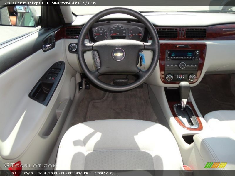 Silverstone Metallic / Gray 2008 Chevrolet Impala LT