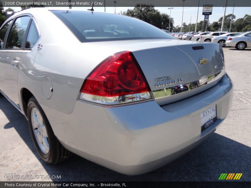 Silverstone Metallic / Gray 2008 Chevrolet Impala LT