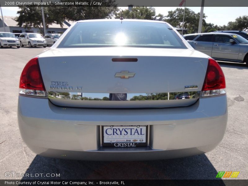 Silverstone Metallic / Gray 2008 Chevrolet Impala LT
