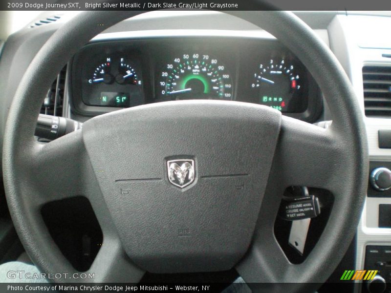 Bright Silver Metallic / Dark Slate Gray/Light Graystone 2009 Dodge Journey SXT