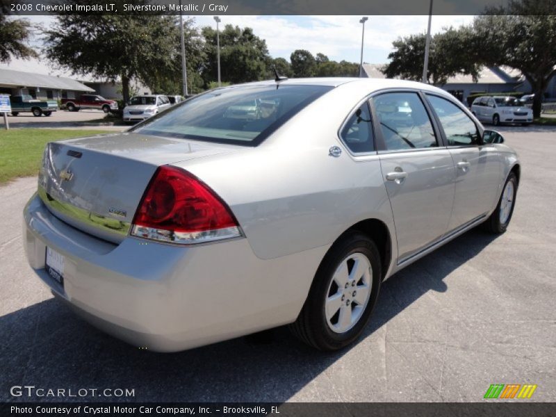 Silverstone Metallic / Gray 2008 Chevrolet Impala LT