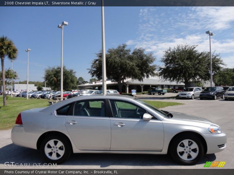 Silverstone Metallic / Gray 2008 Chevrolet Impala LT