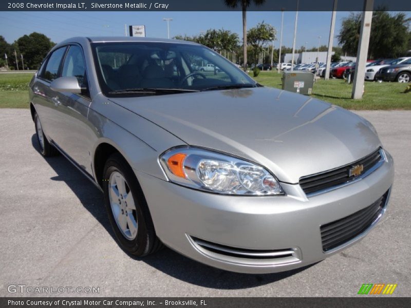 Silverstone Metallic / Gray 2008 Chevrolet Impala LT