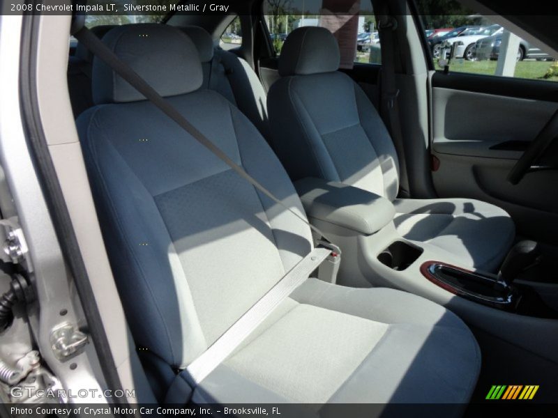 Silverstone Metallic / Gray 2008 Chevrolet Impala LT