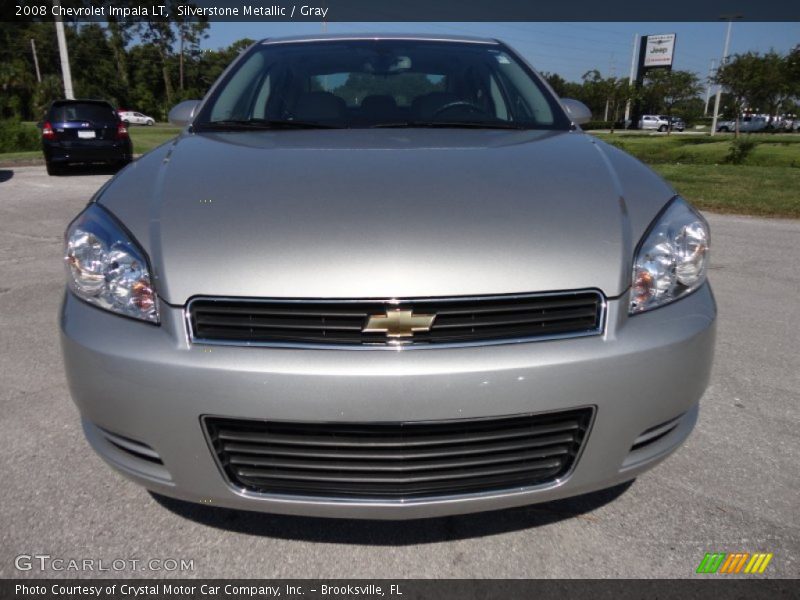 Silverstone Metallic / Gray 2008 Chevrolet Impala LT