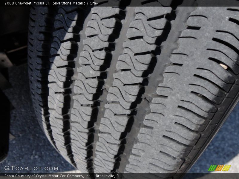 Silverstone Metallic / Gray 2008 Chevrolet Impala LT