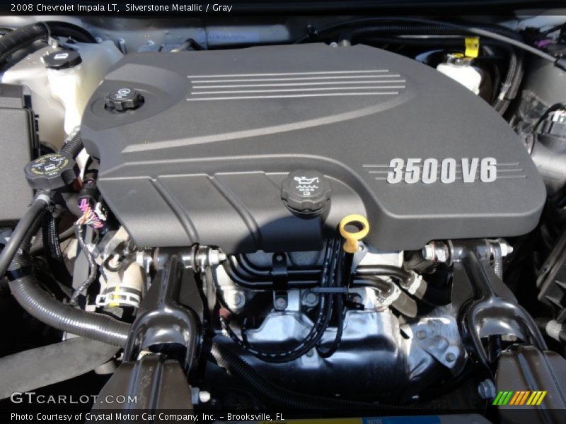 Silverstone Metallic / Gray 2008 Chevrolet Impala LT