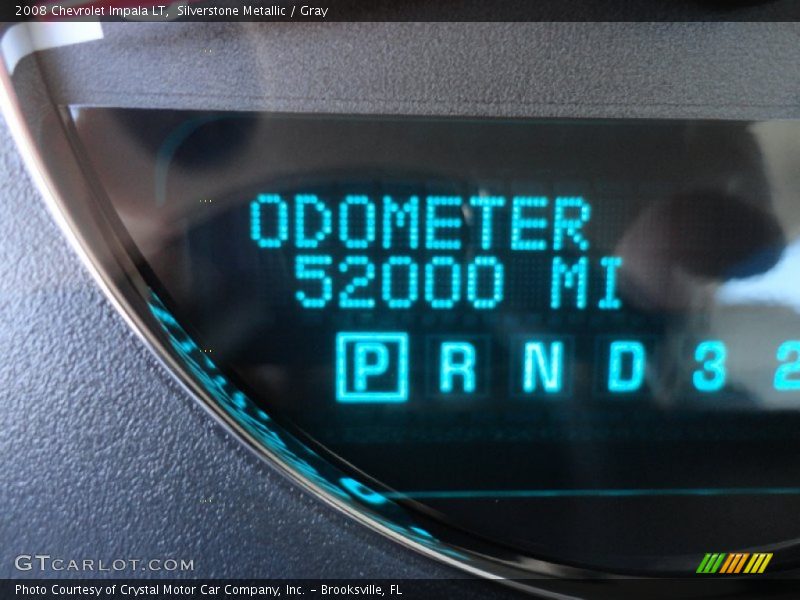 Silverstone Metallic / Gray 2008 Chevrolet Impala LT