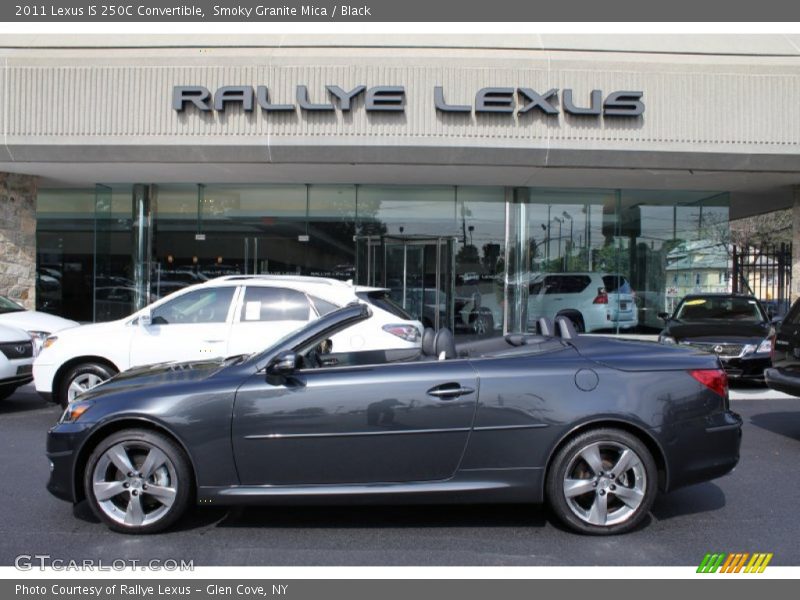 Smoky Granite Mica / Black 2011 Lexus IS 250C Convertible
