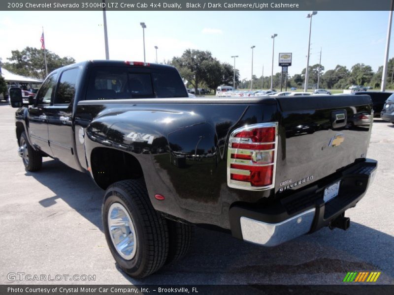 Black / Dark Cashmere/Light Cashmere 2009 Chevrolet Silverado 3500HD LTZ Crew Cab 4x4 Dually