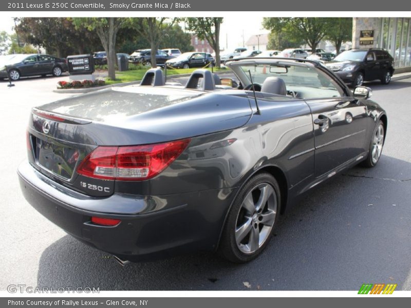 Smoky Granite Mica / Black 2011 Lexus IS 250C Convertible