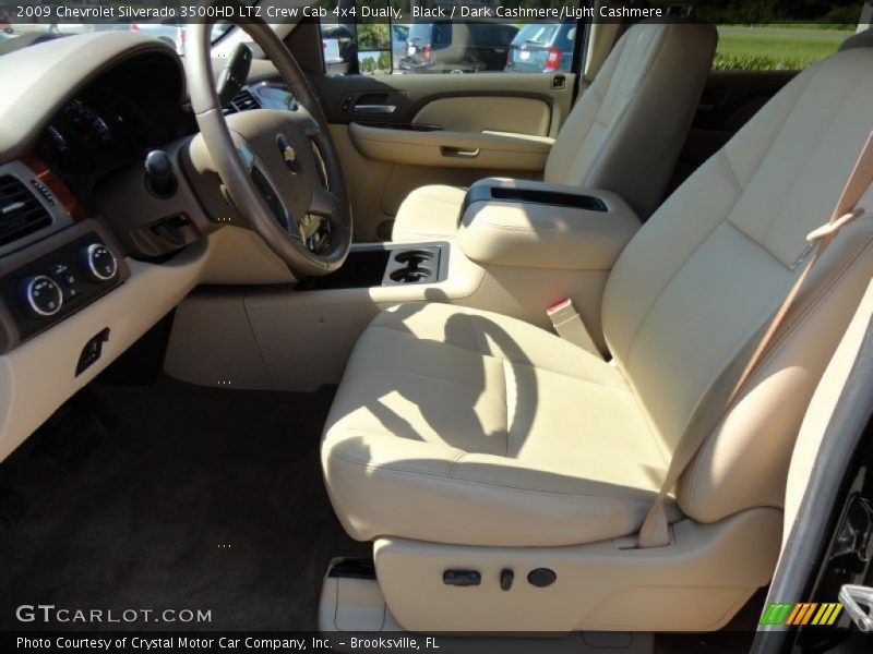  2009 Silverado 3500HD LTZ Crew Cab 4x4 Dually Dark Cashmere/Light Cashmere Interior