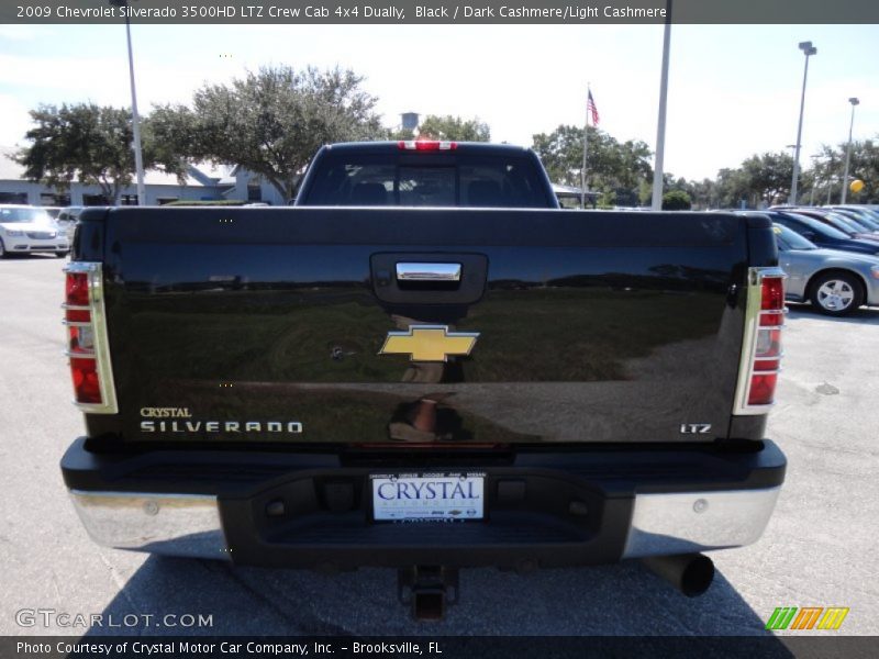 Black / Dark Cashmere/Light Cashmere 2009 Chevrolet Silverado 3500HD LTZ Crew Cab 4x4 Dually