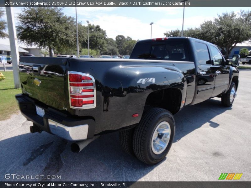 Black / Dark Cashmere/Light Cashmere 2009 Chevrolet Silverado 3500HD LTZ Crew Cab 4x4 Dually