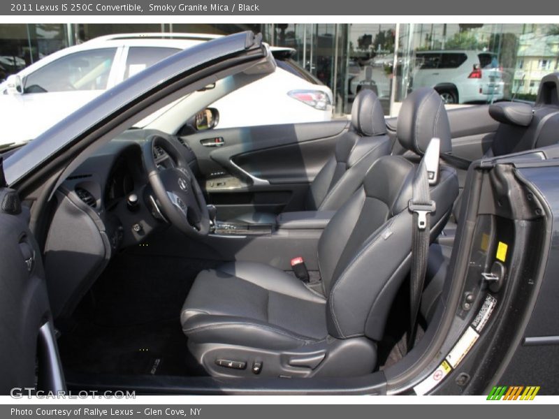  2011 IS 250C Convertible Black Interior