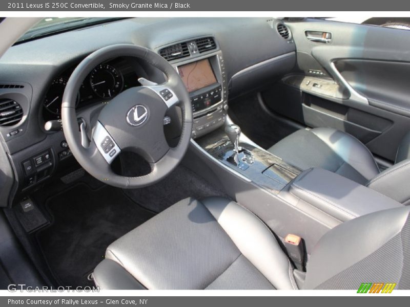  2011 IS 250C Convertible Black Interior