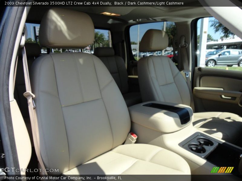 Black / Dark Cashmere/Light Cashmere 2009 Chevrolet Silverado 3500HD LTZ Crew Cab 4x4 Dually