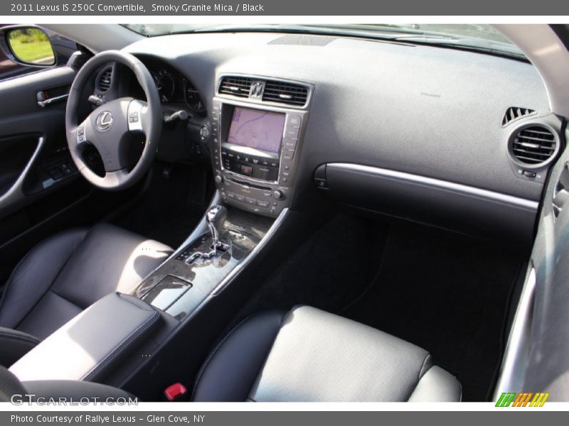 Smoky Granite Mica / Black 2011 Lexus IS 250C Convertible