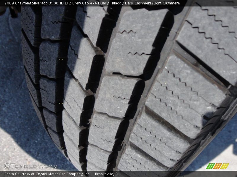 Black / Dark Cashmere/Light Cashmere 2009 Chevrolet Silverado 3500HD LTZ Crew Cab 4x4 Dually