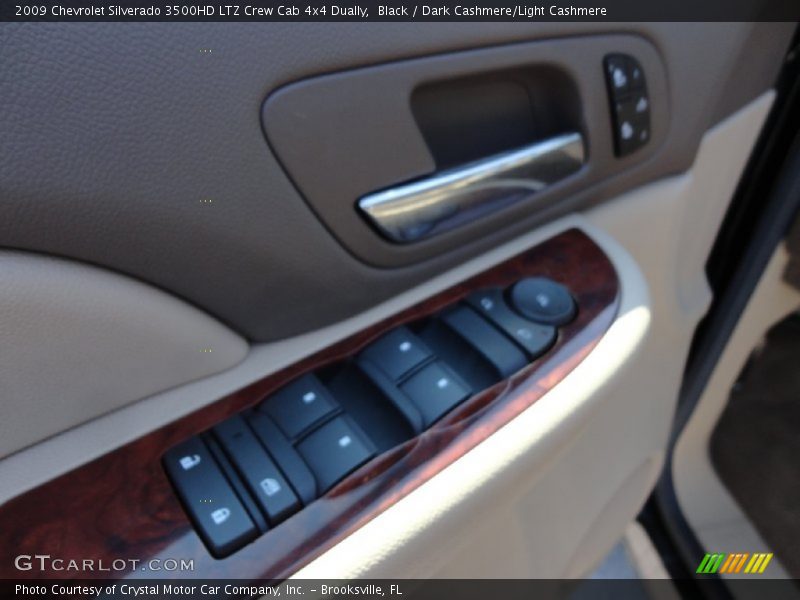 Black / Dark Cashmere/Light Cashmere 2009 Chevrolet Silverado 3500HD LTZ Crew Cab 4x4 Dually