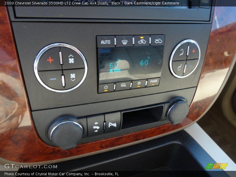 Black / Dark Cashmere/Light Cashmere 2009 Chevrolet Silverado 3500HD LTZ Crew Cab 4x4 Dually