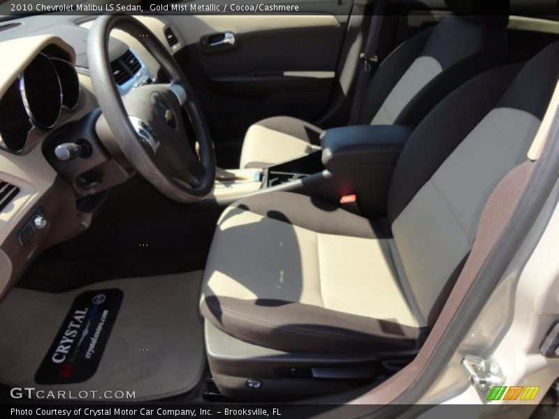 Gold Mist Metallic / Cocoa/Cashmere 2010 Chevrolet Malibu LS Sedan