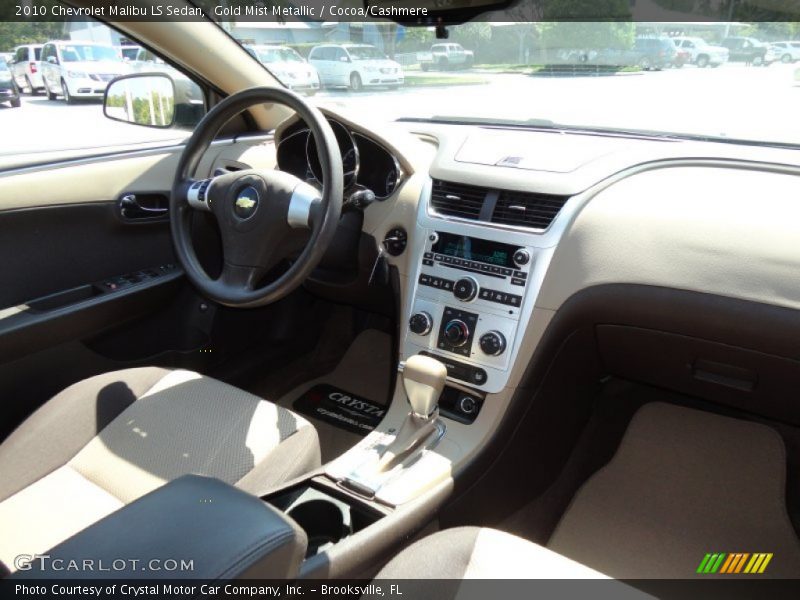 Gold Mist Metallic / Cocoa/Cashmere 2010 Chevrolet Malibu LS Sedan