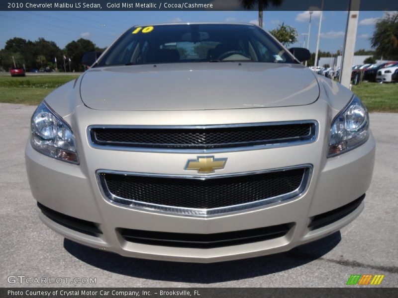 Gold Mist Metallic / Cocoa/Cashmere 2010 Chevrolet Malibu LS Sedan