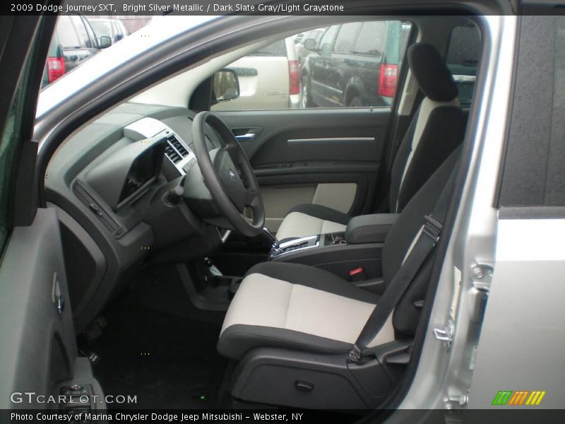 Bright Silver Metallic / Dark Slate Gray/Light Graystone 2009 Dodge Journey SXT