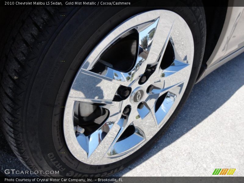 Gold Mist Metallic / Cocoa/Cashmere 2010 Chevrolet Malibu LS Sedan