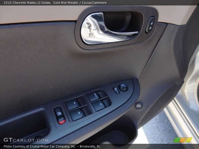 Gold Mist Metallic / Cocoa/Cashmere 2010 Chevrolet Malibu LS Sedan