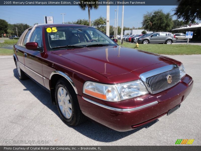 Dark Toreador Red Metallic / Medium Parchment 2005 Mercury Grand Marquis Ultimate Edition