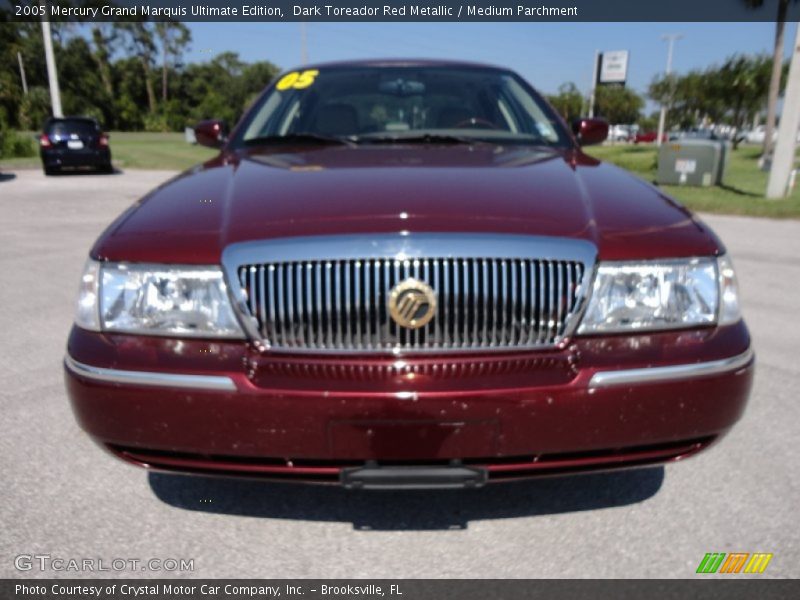 Dark Toreador Red Metallic / Medium Parchment 2005 Mercury Grand Marquis Ultimate Edition