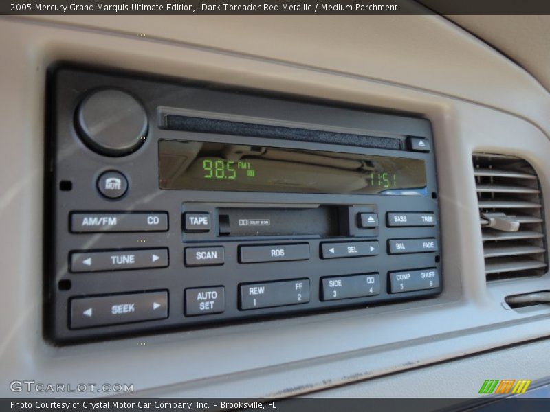 Audio System of 2005 Grand Marquis Ultimate Edition