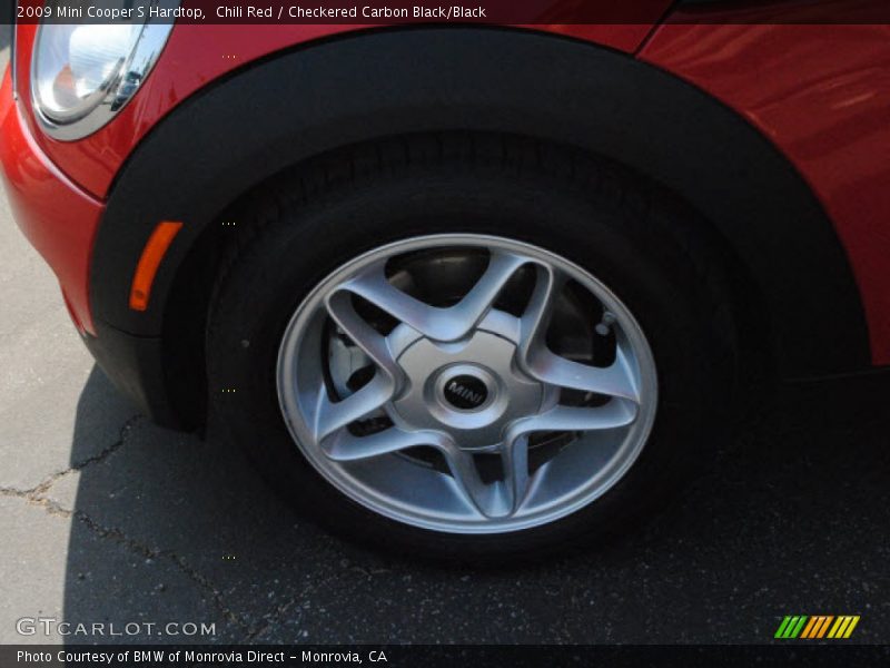 Chili Red / Checkered Carbon Black/Black 2009 Mini Cooper S Hardtop