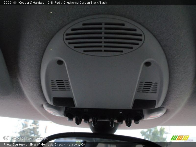 Chili Red / Checkered Carbon Black/Black 2009 Mini Cooper S Hardtop