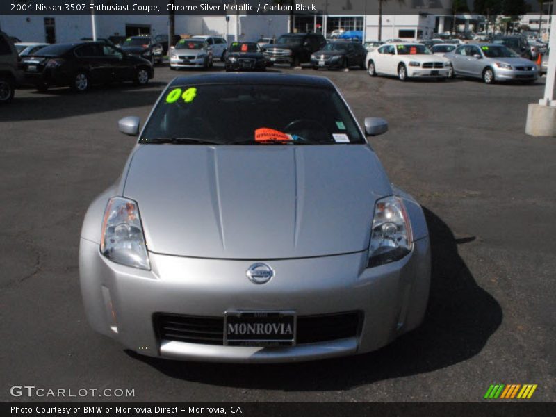 Chrome Silver Metallic / Carbon Black 2004 Nissan 350Z Enthusiast Coupe