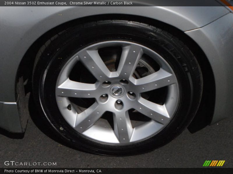 Chrome Silver Metallic / Carbon Black 2004 Nissan 350Z Enthusiast Coupe