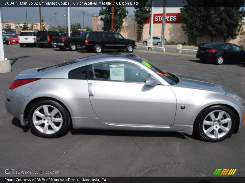 Chrome Silver Metallic / Carbon Black 2004 Nissan 350Z Enthusiast Coupe
