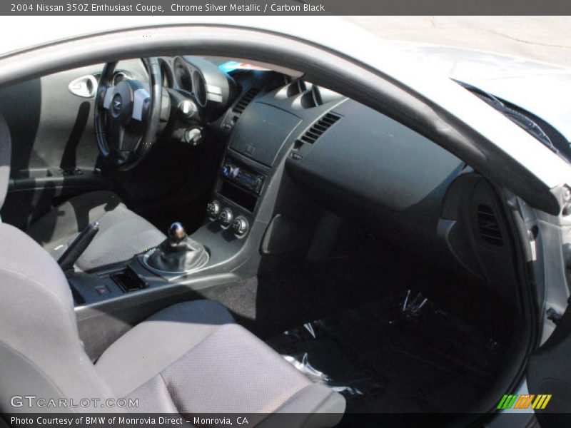 Chrome Silver Metallic / Carbon Black 2004 Nissan 350Z Enthusiast Coupe