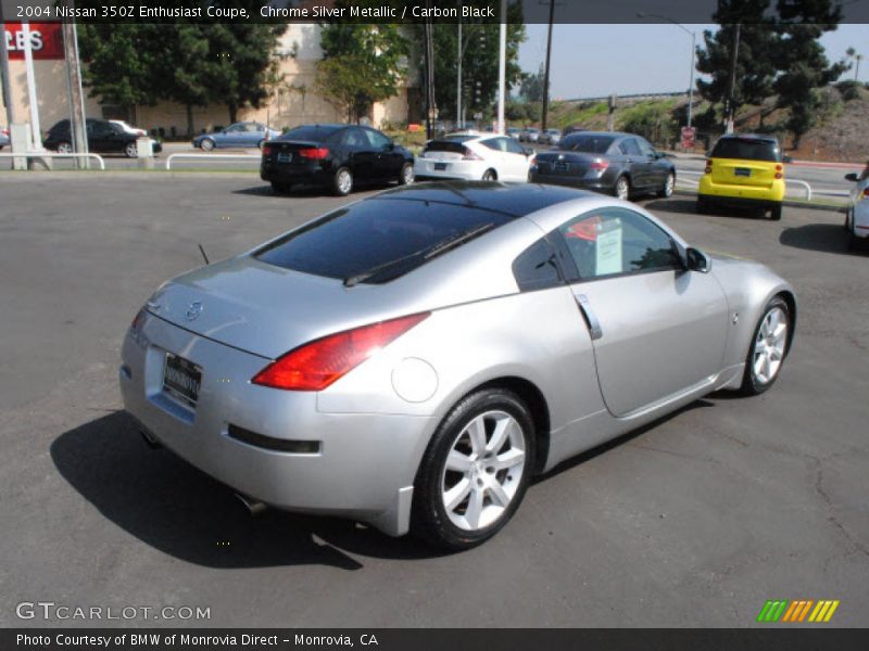 Chrome Silver Metallic / Carbon Black 2004 Nissan 350Z Enthusiast Coupe