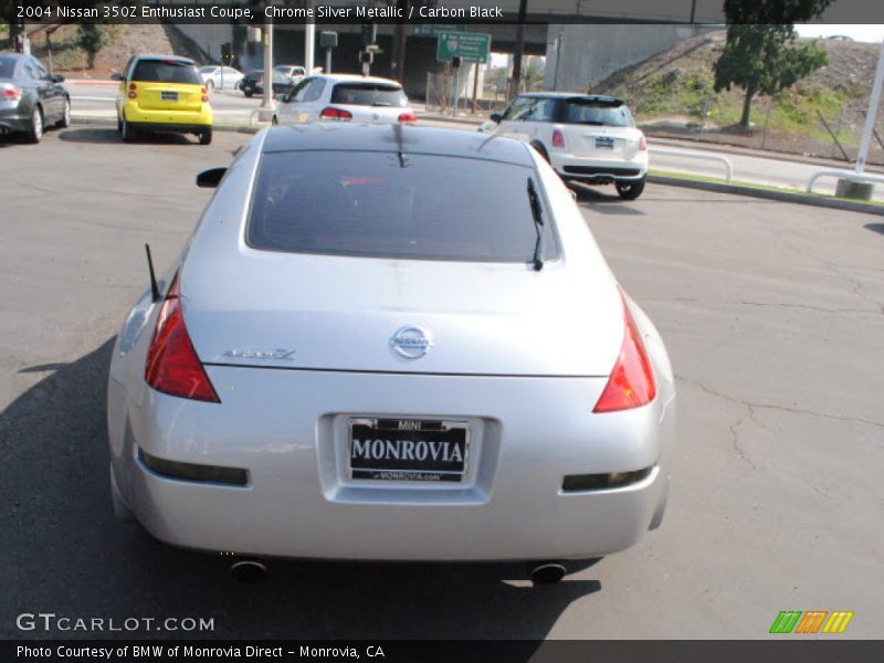 Chrome Silver Metallic / Carbon Black 2004 Nissan 350Z Enthusiast Coupe